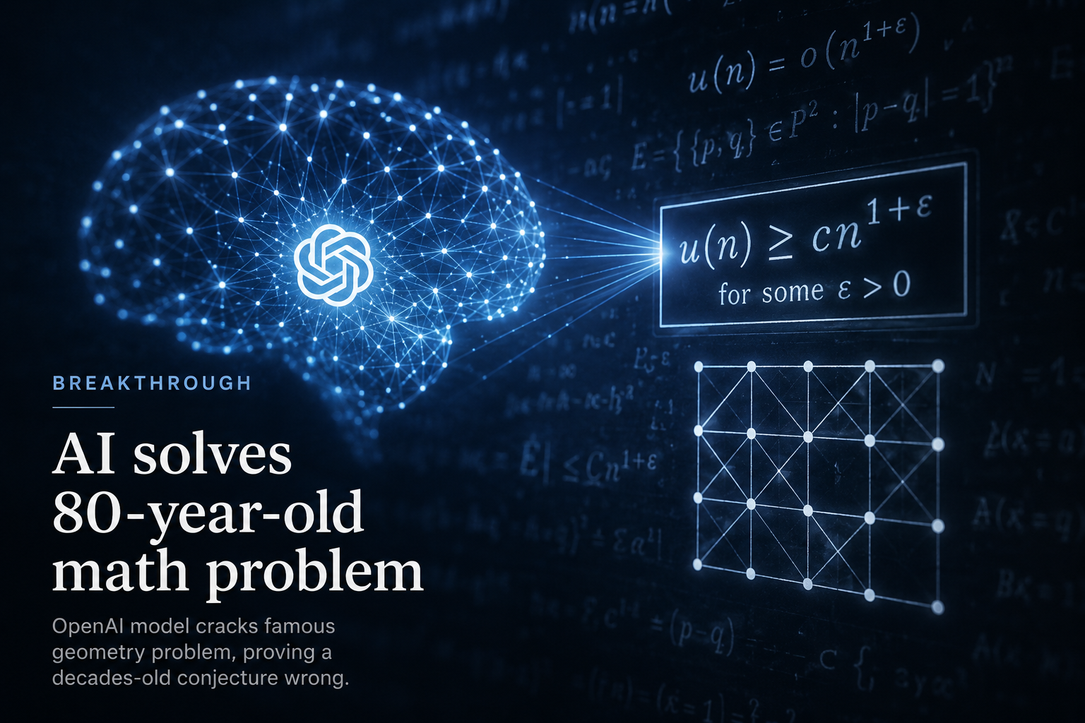 OpenAI annoncerer, at en intern resonneringsmodel har løst et gammelt matematikproblem